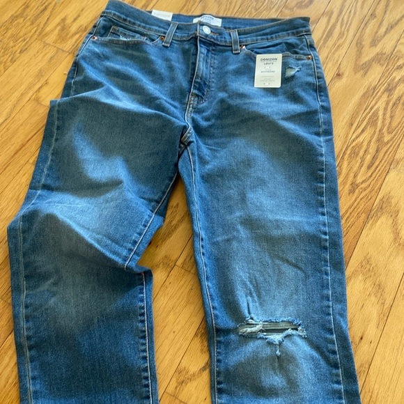 Denizen from Levi’s womens mid rise cropped boyfriend jeans nwt - Picture 3 of 7